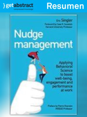 cover image of La gestión nudge (resumen)